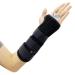 TANDCF Unisex Forearm and Wrist Support Splint Brace Double Fixation Wrist Brace for Carpal Tunnel Adjustable Night Time Forearm Immobilizer Brace Splints 9.8 inch (25cm) length(LH/S) Left Hand Small/Medium