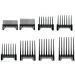 Oster 8 Piece Universal Clipper Guide Attachment Combs Set Fast Feed 76926-800
