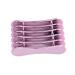 POPETPOP 5 Nail Brush Display Stand Nail Pen Stand Nail Art Brush Holder Pen Display Stand Vertical Pen Stand Painting Pen Holder Nail Art Pen Rack Manicure Purple Makeup Brush