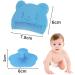 Soft Silicone Baby Bathing Brushes & Hair Comb Set - Gentle Care for Newborns | Blue Baby Bathroom Essentials - Buy Online on GoSupps.com