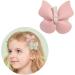 Set Of 8 Pairs Colorful PU Leather Butterfly Hair Clips Fun & Playful Butterfly Hair Clips Long Lasting For Children Toddler Hair Clips - Buy Online on GoSupps.com