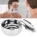Men's Stainless Steel Shaving Soap Bowl with Mirror Cover | Universal Beauty Product for a Perfect Shave - Buy Online on GoSupps.com