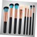 FRCOLOR 8pcs Makeup Brush Kit - Wooden Handle & Bamboo Foundation Brush for Flawless Beauty - Buy Online on GoSupps.com
