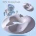 Donut Cushion for Tailbone Pain Car Seat Cushion Premium Memory Foam Washable Siaticease Seat Cushion for Tailbone Pain Back Pain Relief Gray Grey - Buy Online on GoSupps.com