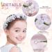 Campsis Girls Rhinestone Flower Headband - White Communion/Bridal Hair Accessory - Buy Online on GoSupps.com