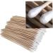 100 Pieces 6 Inch Wooden Sticks Cotton Swab Cleaning Cotton Sticks Wood Cotton Buds Makeup Cosmetic Applicator Sticks Cotton swab - Buy Online on GoSupps.com