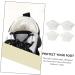 FOMIYES Heel Grips - 6 Pairs of Comfort Pads for Loose Men's Shoes & High Heels - Black & White Heel Stickers for Men & Women - Buy Online on GoSupps.com