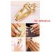 3pcs Cute Cat Fingernail Rings - Nail Art Charm Caps for Women & Girls | Golden Design - Buy Online on GoSupps.com