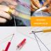 Embroidery Floss Kit - 24 Skeins Premium Cross Stitch Thread for Knitting & Stitching (Pink) - Buy Online on GoSupps.com
