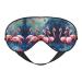 Many Flamingoes Painting Print Unisex Sleeping Eye Mask Soft Comfortable Light-Blocking Eye Mask