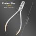 Faruijie Orthodontic Distal End Cutter Stainless Steel Braces Pliers for Wire - Precision Wire Cutter for Braces - Buy Online on GoSupps.com