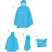 Buy Normani Unisex Rain Poncho - Wind & Waterproof with Bum Bag 3M Reflectors Side Pockets - XXL-3XL Red | International Shipping Available - Buy Online on GoSupps.com