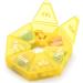 Weekly Pill Organizer - Large 7 Day Medicine Case for Vitamins Fish Oil & Supplements - Arthritis Friendly - Yellow - Buy Online on GoSupps.com