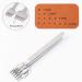 WUTA Sharp Leather Chisel Diamond Pricking Iron Set | 4mm 1+2+4+6 Teeth | Steel Stitching Tools for Leather Craft Kits - Buy Online on GoSupps.com