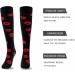 WSC Compression Socks - Red Lips Support Stockings for Men & Women | Closed Toe Edema Relief Pregnancy | S/M S-M - Buy Online on GoSupps.com