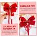 minkissy 1pc Hair Accessories Christmas Bow Hairpin Sweet Bow Hairpin Big Bow Hair Clip Red Bow Hair Clip Christmas Silky Hair Bow Clip Girl Hair Clips Child Bow Tie Flocking Korean Version - Buy Online on GoSupps.com