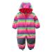 umkaumka Baby Boy and Girl Water Repellent Onesie All in One Romper Jumpsuit Snowsuit Fleece Lining Bunting Pramsuit - Muddy Play Outfits Purple 12-18 Months