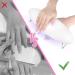 2 in 1 UV LED Nail Lamp with Hand Rest Pillow and Arm Cushion - 48W Nail Dryer for Gel Nails - Beauty Arm Rest Manicure Tool - White - Buy Online on GoSupps.com