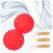 Buy Tovinanna Yoga Massage Ball - Portable Foot Massager & Fitness Device | Red Double Ball | International Shipping - Buy Online on GoSupps.com
