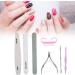 Cuticle Nippers 7pcs Professional Steel Pusher NailSave your time - Buy Online on GoSupps.com