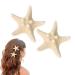 OBTANIM 2 Pcs Starfish Hair Clip Resin Beach Sea Star Hair Pins Mermaid Hair Clips Accessories for Women and Girls 2 Count (Pack of 1)