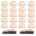Morgles wig caps beige 20 pieces stretchable nylon wig caps pouring caps for wigs wig caps for women and men (natural skin colors)