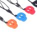 Chew Sensory Necklaces 5 Pack | Silicone Oral Motor Skills for Autism ADHD & Anxiety - International Shipping Available - Buy Online on GoSupps.com