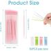 200-Piece Double Head Disposable Toothstick Brushes | Interdental Plastic Toothpicks for Effective Cleaning & Plaque Removal | Random Colors - Oral Hygiene Tool - Buy Online on GoSupps.com