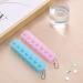 2Pcs Portable Pill Organiser - 7 Day Travel Tablet Box for Medication, Vitamins & Supplements (Pink and Blue) - Buy Online on GoSupps.com