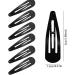 RIENER 150 PCS Black Snap Hair Clips 2 inch Non-Slip Metal Hair Clip Barrettes Baking Paint Protection Hair Barrettes for Kids Teens Girls and Women - Buy Online on GoSupps.com