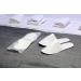 Chochili 5 Pairs Fabric Disposable Hotel Slippers for Airbnb Spa - Fits up to Men Size 10 & Women Size 11 - White - Buy Online on GoSupps.com