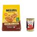 Italian Gourmet E.R. Misura Integrali Whole Grain Cookies with Crispy Cereal 330g + Italian Gourmet Polpa 400g Set of 6