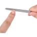 3PCS Stainless Steel Nail File Set - 100 Grit Buffer for Manicure and Pedicure - Ideal for Thick Toenail and Fingernails - Home and Professional Use - Buy Online on GoSupps.com