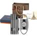 PIPITA Torch Lighter Gift Set Windproof Lighter with Punch Refillable Butane Torch Gas Lighters and Cutter (Without Gas) Grey - Buy Online on GoSupps.com