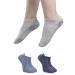 R der 2 pairs of stopper socks women & men yoga socks anti-slip socks ABS socks house socks with knobs stopper socks men 43-46 jeans blue/light blue