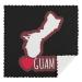 Love Heart Guam Kitchen Dishcloth 12x12 Inches Dish Towels Super Absorbent Dish Cloths for Washing Cleaning