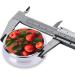 Buy Red Apricot Round Pill Box - 3 Compartment Portable Organizer for Travel & Purse - Buy Online on GoSupps.com