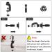 TopDirect 18 Inch Real Hair Exercise Head - Hairdresser Practice Doll with Clamp & DIY Hairstyle Set - Brown - Buy Online on GoSupps.com