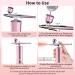 Besuso Airbrush Kit 30PSI Cordless Rechargeable High-Pressure Non-Clogging Air BrushGun for Nail Art Painting Pink Easy Install Easy to Use - Buy Online on GoSupps.com