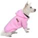 Hualisiji dogs hoodie dogs sweatshirt fleece sweater dog chihuahua sweater warm and light with a soft texture easy to wear and light colors (XL pink) XL pink pink