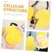 2pcs Honeycomb Bath Ball Sponges | Versatile Shower Sponges for Women & Men | Ideal for Bathing & Baby Care - Buy Online on GoSupps.com