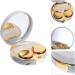Hapinary Marble Pattern Contact Lens Box with Mirror | Travel-Friendly Lens Container & Carrier Bag - Buy Online on GoSupps.com