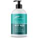 PURELY NORTHWEST-Tea Tree Oil Body Wash for Men & Women-Excellent for Unwanted Body Odor & Acne-Soothes Buring & Itching from Jock Itch & Athletes Foot-18oz