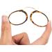 REAVEE 2-Pack Pinch Nose Clip Reading Glasses - Armless Slim Readers for Men & Women - Ultra Thin with Mini Case - Black & Tortoise +2.5 - Buy Online on GoSupps.com