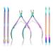 6 Pieces Cuticle Trimmer Set with Cuticle Pusher Cuticle Nipper and Pusher Set Stainless Steel Cuticle Trimmer Cutter Dead Skin Remover for Toenails and Fingernails Care