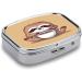 Yoga Sloth Coffee Print Pill Box | 2 Compartment Decorative Medicine Organizer - Portable & Stylish for Pocket or Purse - Buy Online on GoSupps.com