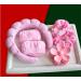 Conjunto de Diademas de Spa para Mujeres | Clip de Garra de Terciopelo para Cuidado de la Piel y Maquillaje - Rosa - Buy Online on GoSupps.com