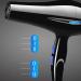 Ionization Hair Dryer 2200W Styling Nozzles Fan Temperature Settings | Cold Hot Air Mode Powerful Hair Dryer with Diffuser for Women 12b - Buy Online on GoSupps.com