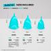 Menstrual Cup Daily Cup All-in-One Set by BOLTEX Medical. Designed for Your Daily Comfort. Includes Steriliser Cup 3 Sport Cup Period Cups: Size S Size M Size L and Storage Bag - Buy Online on GoSupps.com