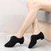 SWDZM Lace-up Ballroom Dance Shoes for Men & Women, Model MF2805, Black, 3.5cm Split Suede Sole - Size 7.5 - Buy Online on GoSupps.com